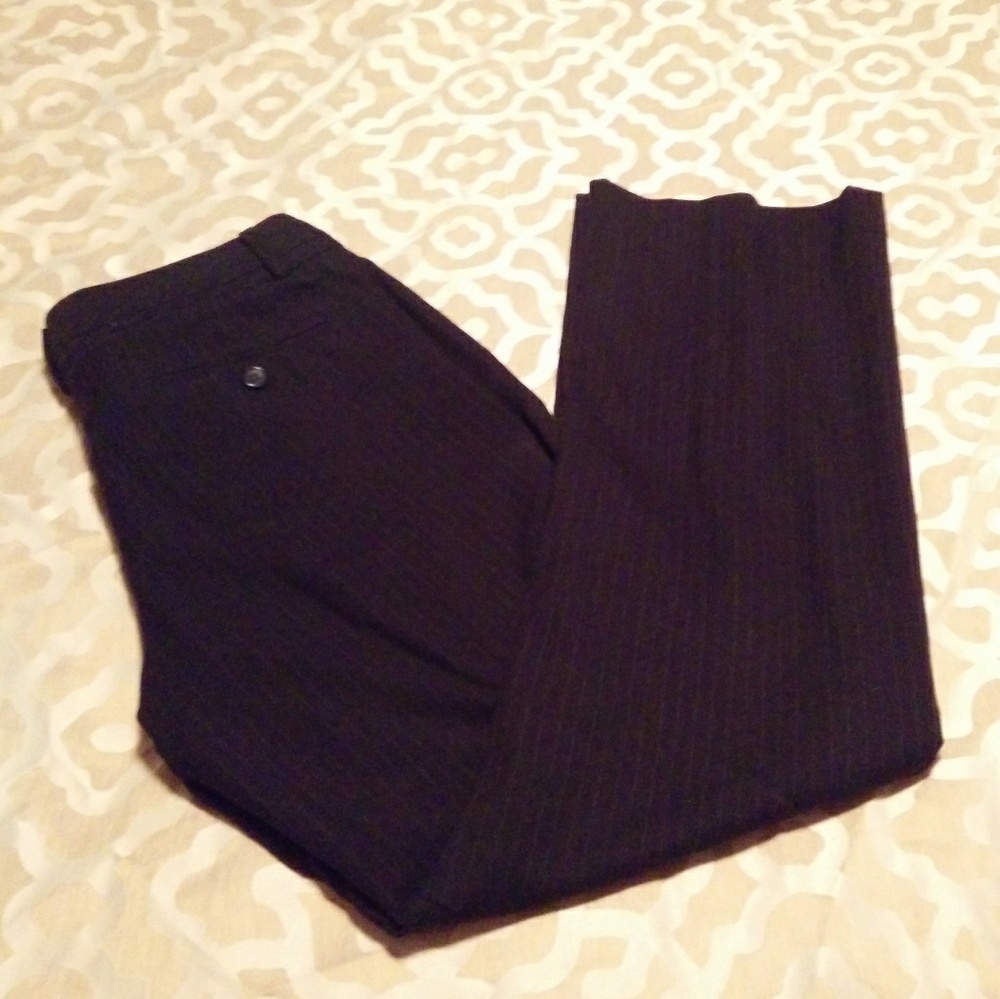 Black Pinstripe Martin (Logan) Pants